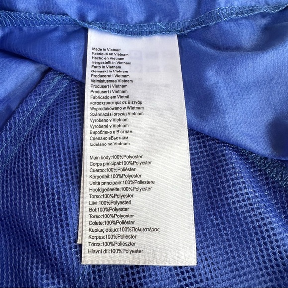 Pearl Izumi Jacket Windbreaker Blue Activewear Athleisure Zip Up Elite Sz Small - Picture 8 of 8